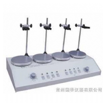 常州國華多頭磁力加熱攪拌器HJ-4